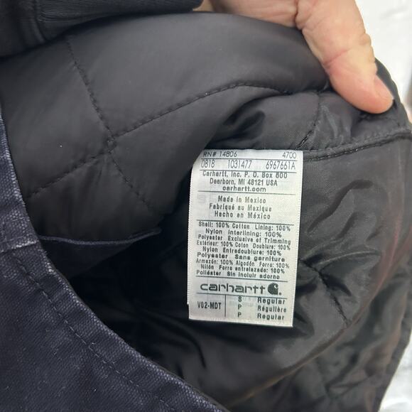 Vintage Carhartt Quilted Artic Vest “Midnight Blue” V02 MDT - Picture 9 of 9